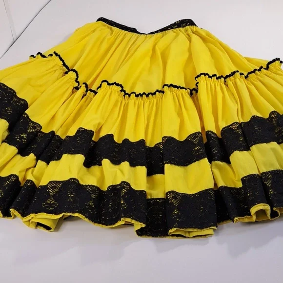 Vintage Desert Flower Orginals 70's Fiesta Dress Outfit Waist 35" Size M-L - Picture 10 of 15